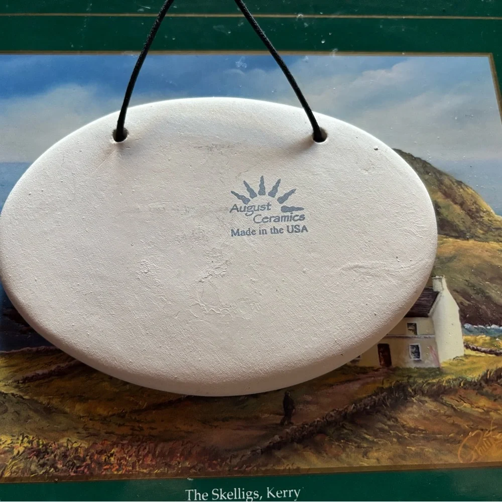 Irish Eyes Smiling Wall Plaque - White and Green - Picture 2 of 3